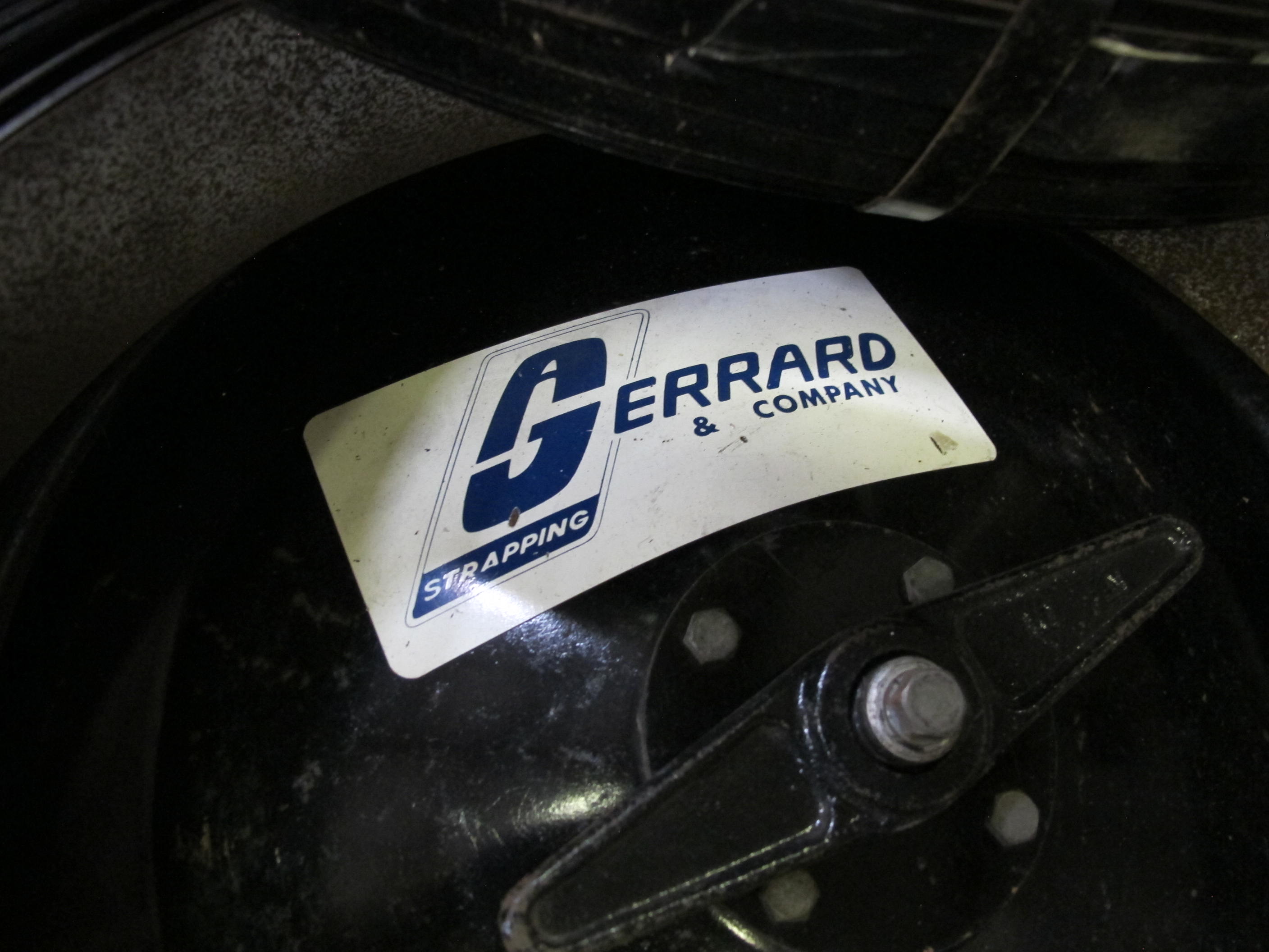 (2) GERARD STRAPPING BANDING MACHINES, (3) ROLLS OF BANDING, (3) BANDING TOOLS, (1 BOX) CLAMPS. LOADING & HANDLING FEE $15-4533